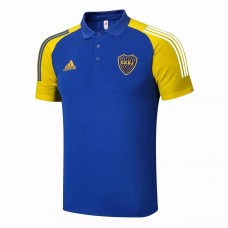 Boca Juniors Blue Football Polo Shirt 2021