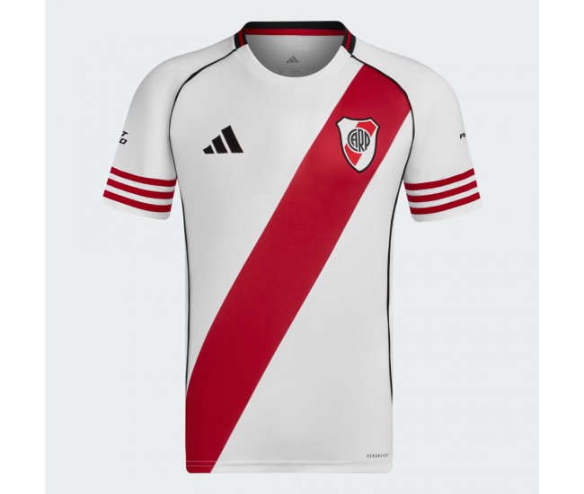 25-26 River Plate Men's Home Soccer Jersey 