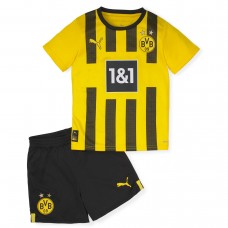 2022-23 Borussia Dortmund Home Kids Kit