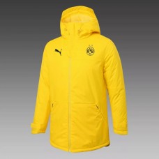 BVB Borussia Dortmund Training Winter Football Jacket Yellow 2020 2021