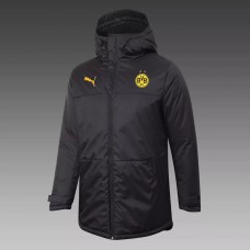 BVB Borussia Dortmund Training Winter Football Jacket Black 2020 2021