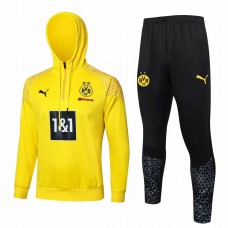 23-24 Borussia Dortmund Hoodie Training Soccer Tracksuit