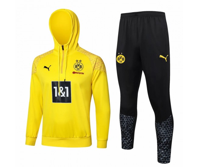 23-24 Borussia Dortmund Hoodie Training Soccer Tracksuit
