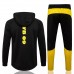 2021-22 BVB Borussia Dortmund Black Hooded Presentation Soccer Tracksuit