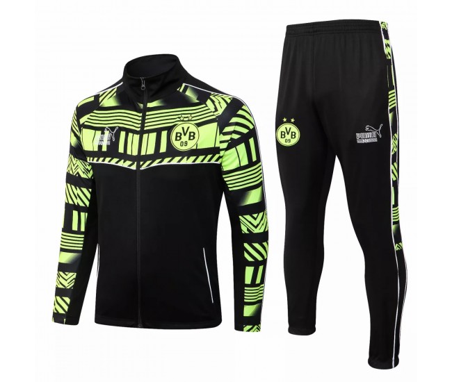 2022-23 BVB Borussia Dortmund Green Training Presentation Soccer Tracksuit