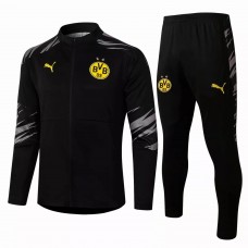 BVB Borussia Dortmund Presentation Football Tracksuit Black 2021 BVB Borussia Dortmund Presentation Football Tracksuit Black 2021