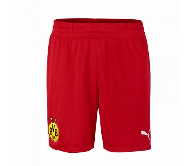 2022-23 Borussia Dortmund Mens Red Goalkeeper Shorts