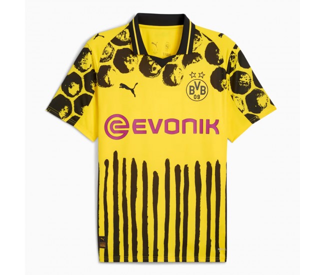 25-26 KIDSUPER x Borussia Dortmund Mens Soccer Jersey 