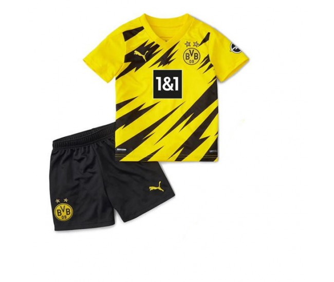 Borussia Dortmund Home Kids Kit 2020 2021