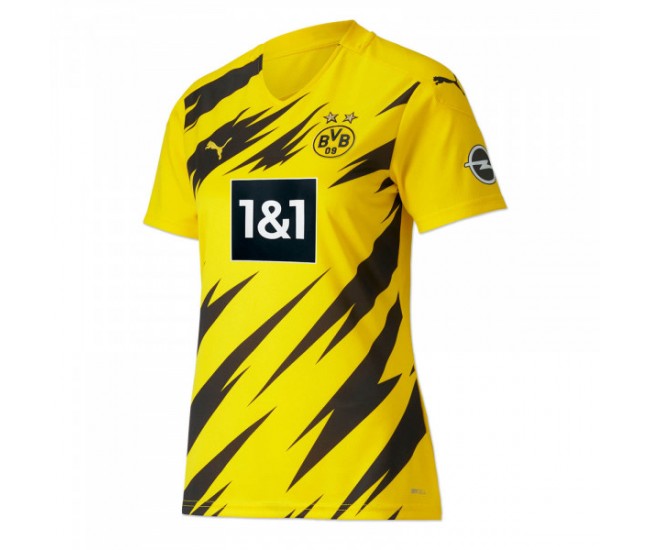 Women's Borussia Dortmund Puma Home Football Shirt 2020 2021