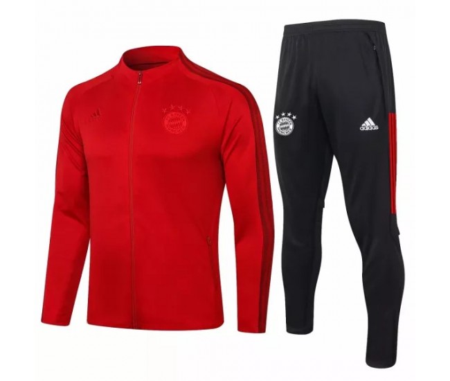 Bayern Munich Training Presentation Soccer Tracksuit 2020 Red