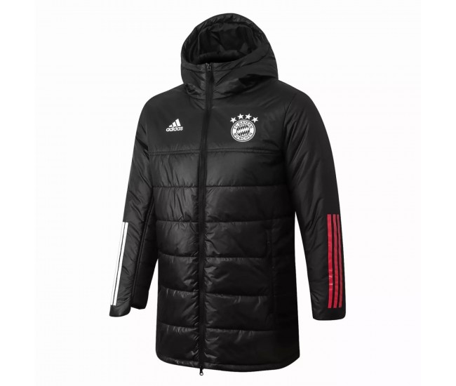 Bayern Munich Black Winter Football Jacket 2020 2021
