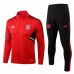 2022-23 Bayern Munich Red Training Presentation Soccer Tracksuit