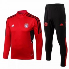 2022-23 Bayern Munich Red Training Technical Soccer Tracksuit