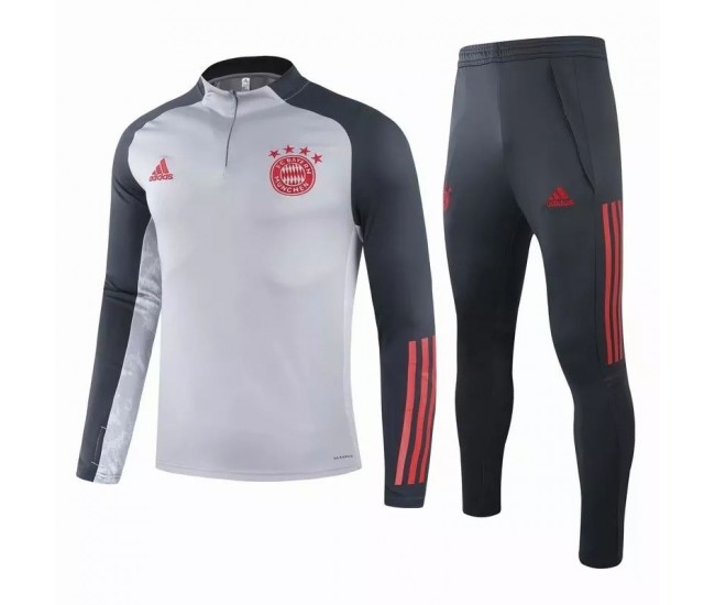 Bayern Munich Training Football Tracksuit Grey 2021