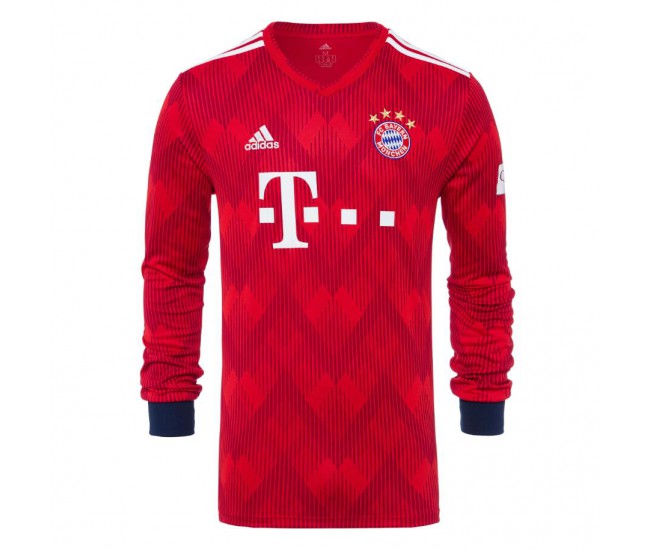 FC Bayern Shirt Home Longsleeve 18/19