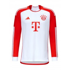 2023-24 FC Bayern Mens Long Sleeve Home Jersey