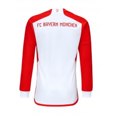 2023-24 FC Bayern Mens Long Sleeve Home Jersey