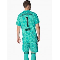 2022-23 FC Bayern Mens Green Goalkeeper Shorts