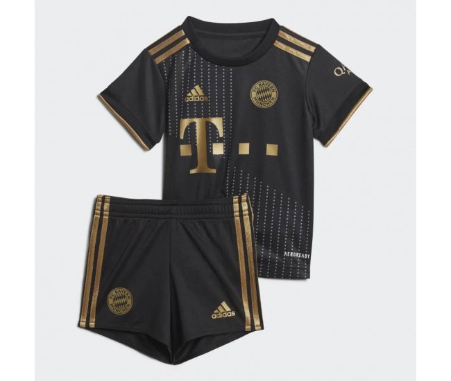 2021-22 FC Bayern München Away Kids Kit