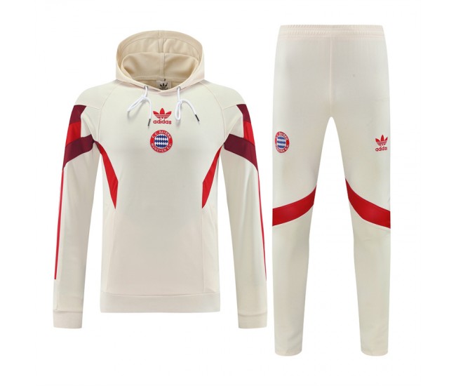 24-25 Bayern Munich Men Hooded Training Sweat Football Tracksuit