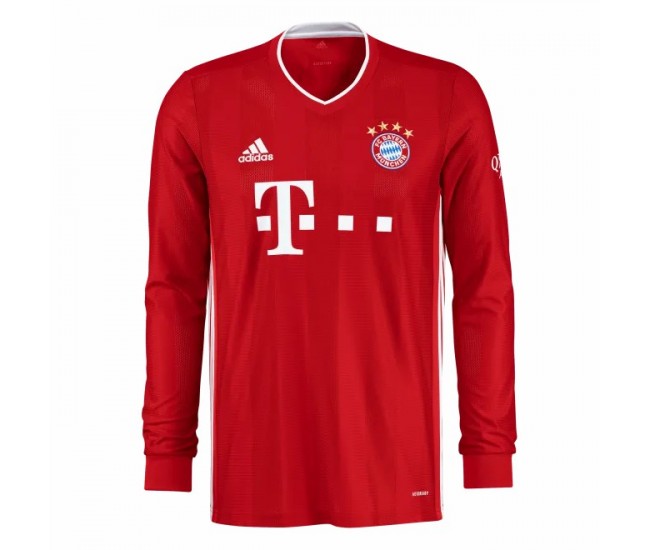 Adidas Bayern Munich Home Long Sleeve Shirt 2020 2021