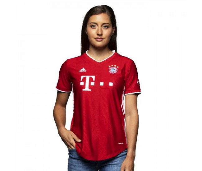 Womens FC Bayern Home Shirt 2020 2021