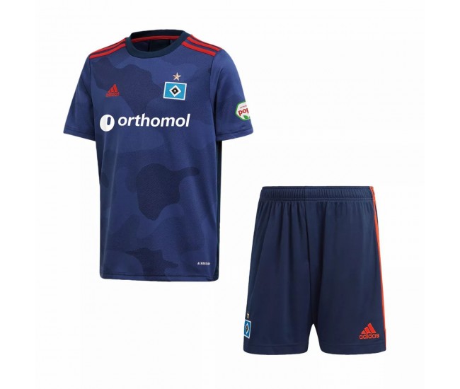 Hamburger SV Away Football Kids Kit 2021