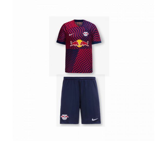 23-24 Red Bull Leipzig Kids Away Kit