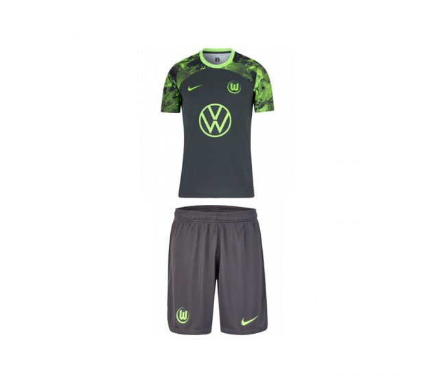 23-24 VfL Wolfsburg Kids Away Kit