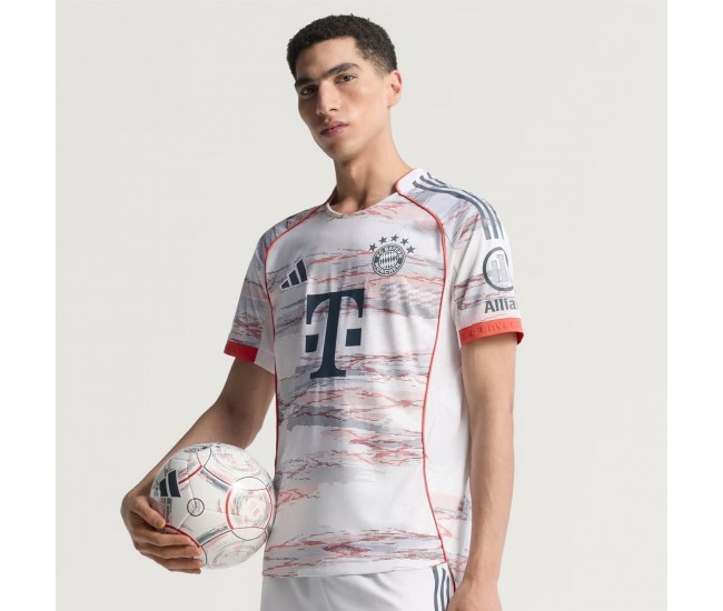25-26 FC Bayern Mens Away Authentic Soccer Jersey 