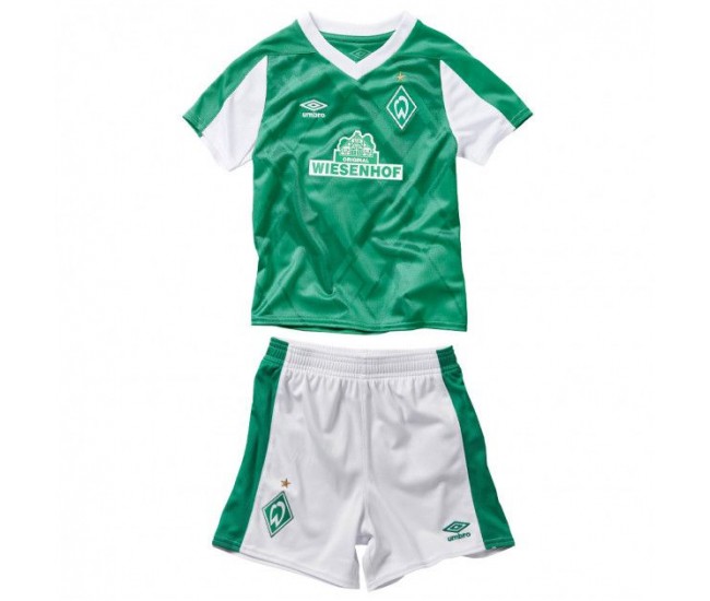 SV Werder Bremen Home Kids Football Kit 2020 2021