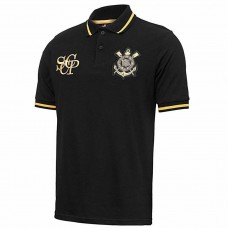 25-26 Corinthians Men's Retro Gold Polo Shirt