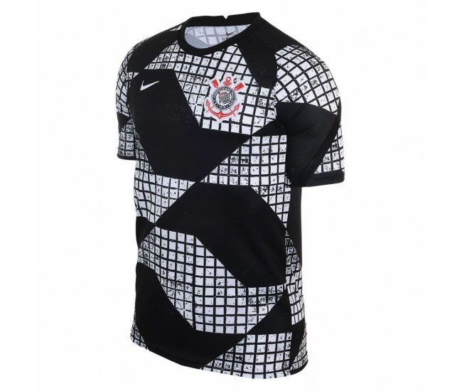 Nike Mens Corinthians Fourth Shirt Black White 2021