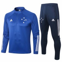 Adidas Cruzeiro Blue Soccer Training Technical Tracksuit 2020