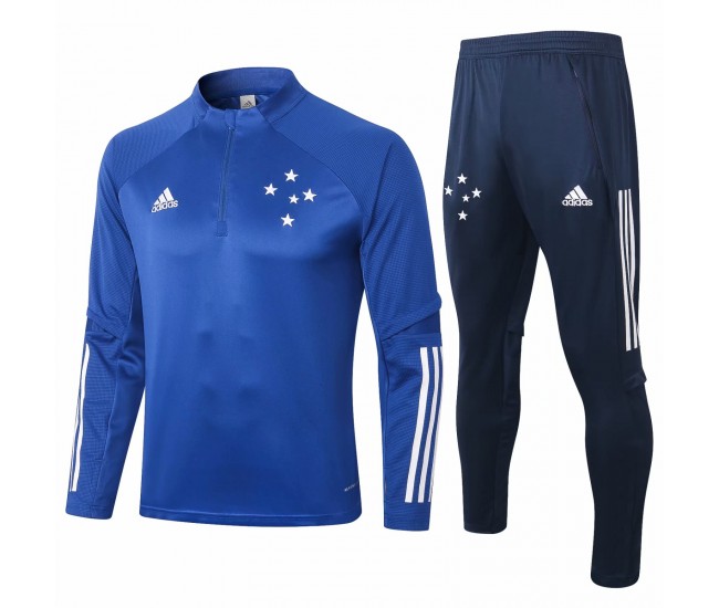 Adidas Cruzeiro Blue Soccer Training Technical Tracksuit 2020