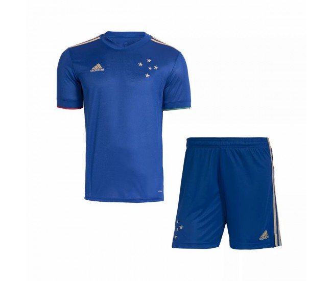 Cruzeiro Home Football Kids Kit 2021 2022