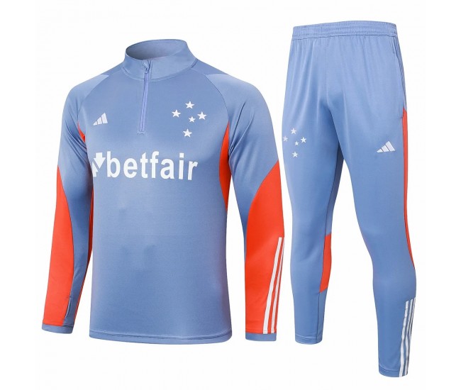 24-25 Cruzeiro Mens Blue Training Technical Tracksuit