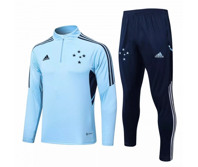 2022-23 Cruzeiro Navy Training Technical Soccer Tracksuit