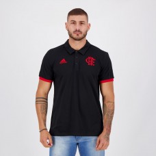 Flamengo 3S Black Polo Shirt