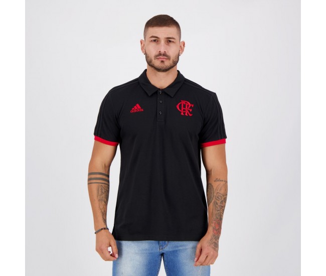 Flamengo 3S Black Polo Shirt