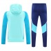 2024-25 CR Flamengo Men's Training Hooded Sweat Soccer Tracksuit