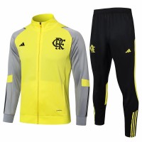 24-25 CR Flamengo Mens Yellow Training Presentation Tracksuit