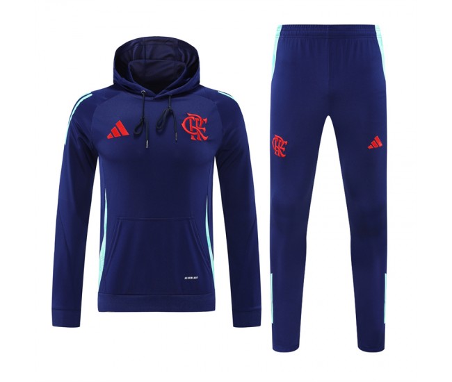 25-26 CR Flamengo Men's Training Hooded Sweat Football Tracksuit