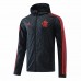 2022 Flamengo Black Windbreaker Soccer Jacket