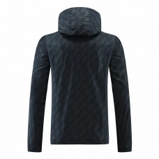 2022 Flamengo Black Windbreaker Soccer Jacket