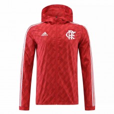 2022 Flamengo Red Windbreaker Soccer Jacket