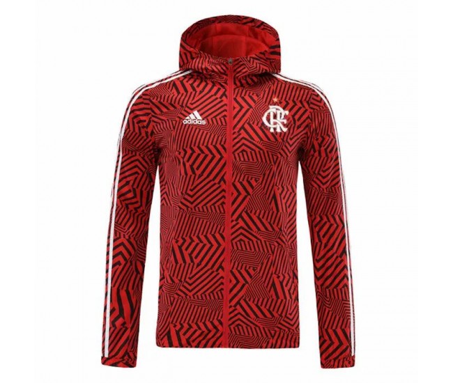 Flamengo Windbreaker Football Jacket Red 2021 2022