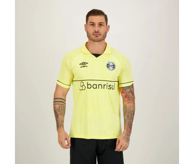 2023-24 Umbro Gremio Mens Yellow Goalkeeper Jersey