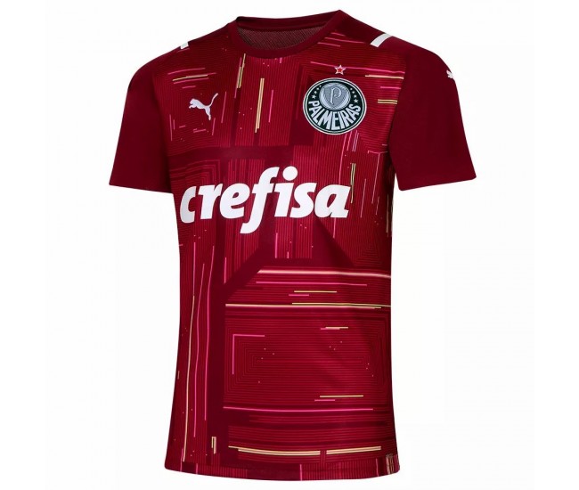 Palmeiras Goalkeeper Shirt Red 2021 2022